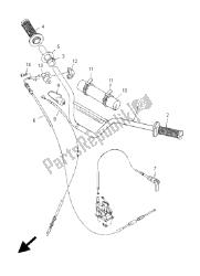 poignée et câble de direction