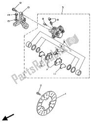 pinza de freno trasero