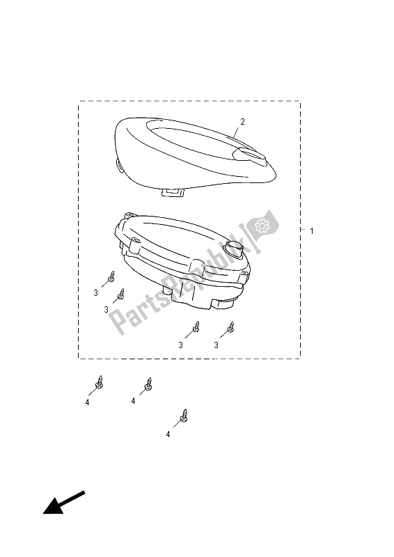 Tutte le parti per il Metro del Yamaha YN 50F 2012