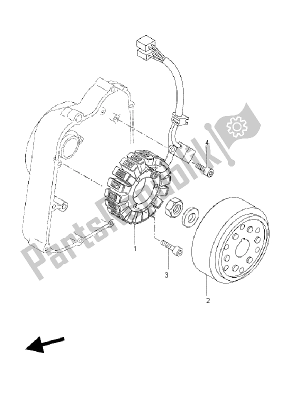 Tutte le parti per il Generatore del Yamaha VP 250 X City 2011