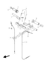 stuurhendel en kabel