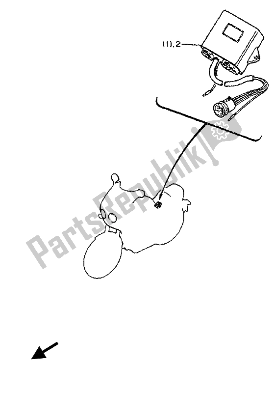 Todas las partes para Alternativo (eléctrico) (para Fi-se) de Yamaha FZR 1000 1993