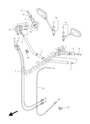 stuurhendel en kabel