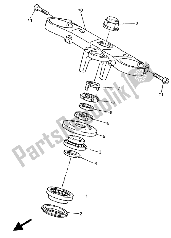 Toutes les pièces pour le Pilotage du Yamaha YZF 750 SP 1994