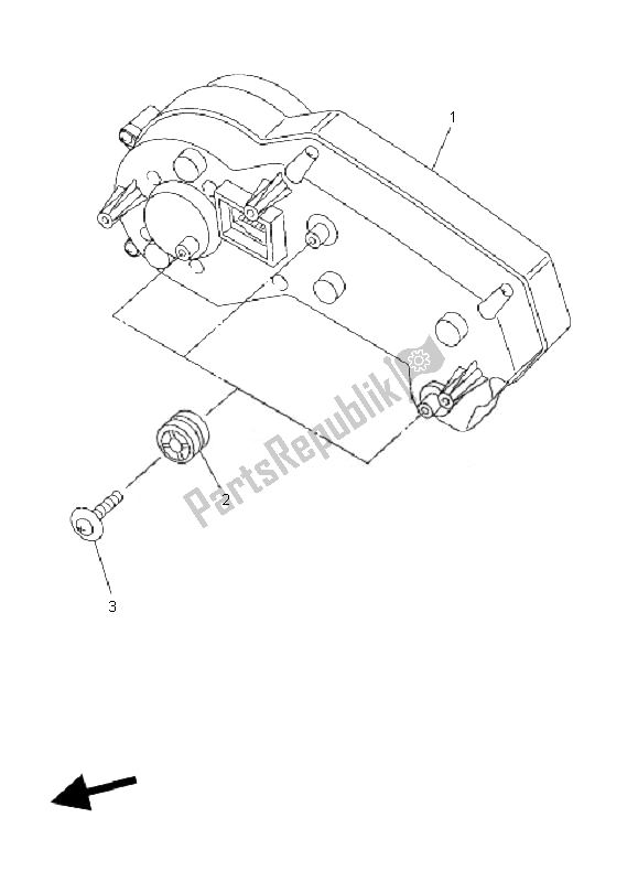 All parts for the Meter of the Yamaha FZ1 S Fazer 1000 2007