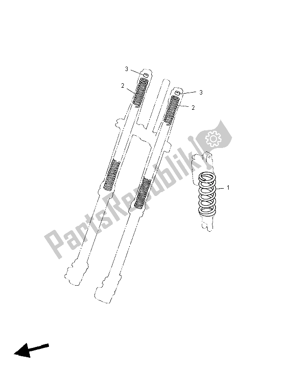 Toutes les pièces pour le Alternative Pour Châssis du Yamaha YZ 450F 2004