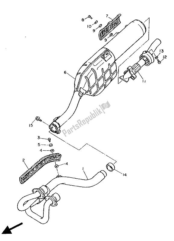 Todas las partes para Motor 1 (para At) de Yamaha XT 600Z Tenere 1986