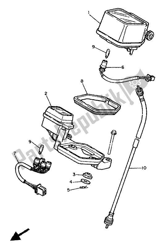 Todas las partes para Metro de Yamaha XT 600K 1992