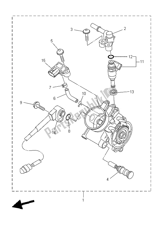 Toutes les pièces pour le Admission 2 du Yamaha YZ 450F 2010