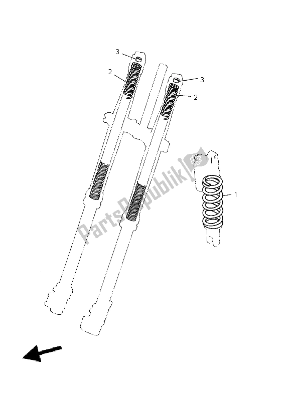 Todas las partes para Alternativo Para Chasis de Yamaha YZ 125 2004