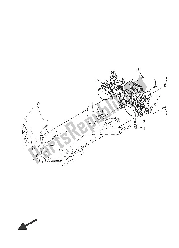 Toutes les pièces pour le Phare du Yamaha MT 10 1000 2016