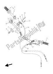 poignée et câble de direction