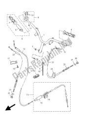 stuurhendel en kabel