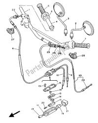 stuurhendel en kabel