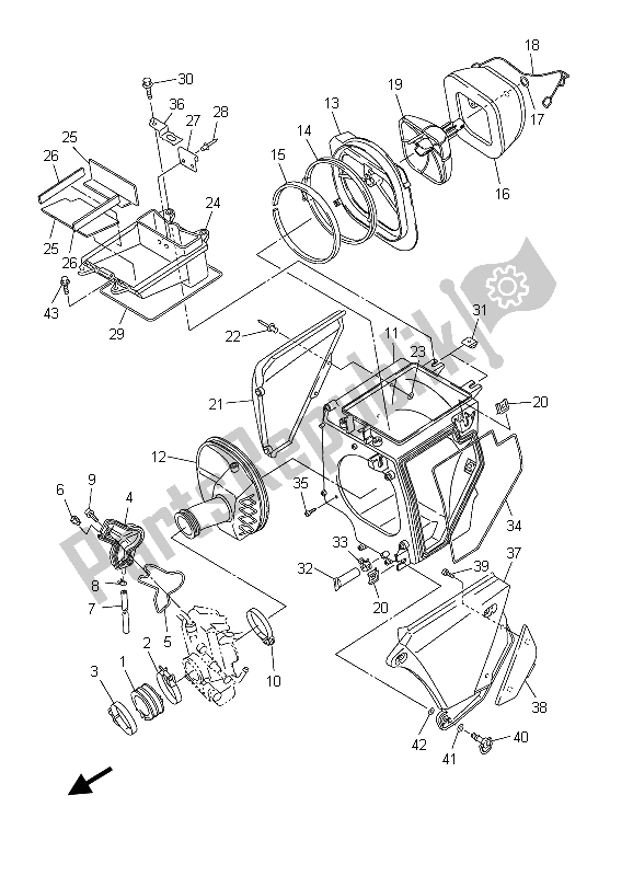 Todas las partes para Consumo de Yamaha WR 250F 2003