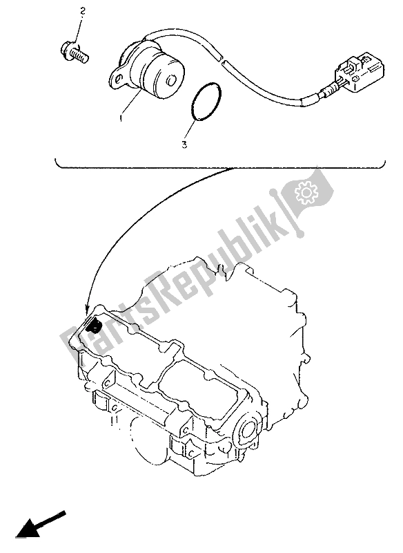 Todas las partes para Recoger Bobina Y Gobernador de Yamaha FZ 750 Genesis 1988