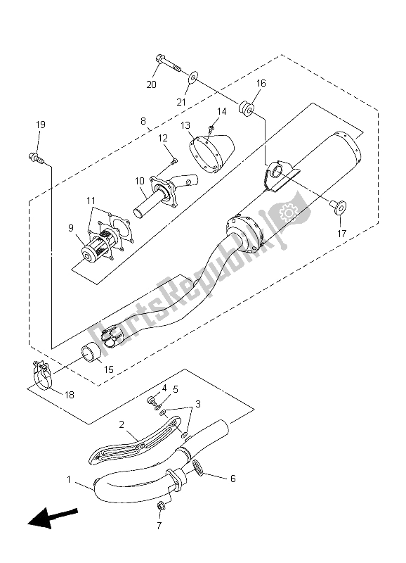 Todas las partes para Cansada de Yamaha WR 250F 2009