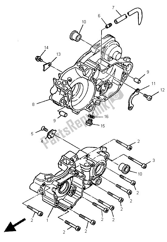 Wszystkie części do Korbowód Yamaha YZ 250 1997