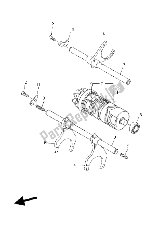 Tutte le parti per il Albero Del Cambio E Forcella del Yamaha FZ1 S Fazer 1000 2007