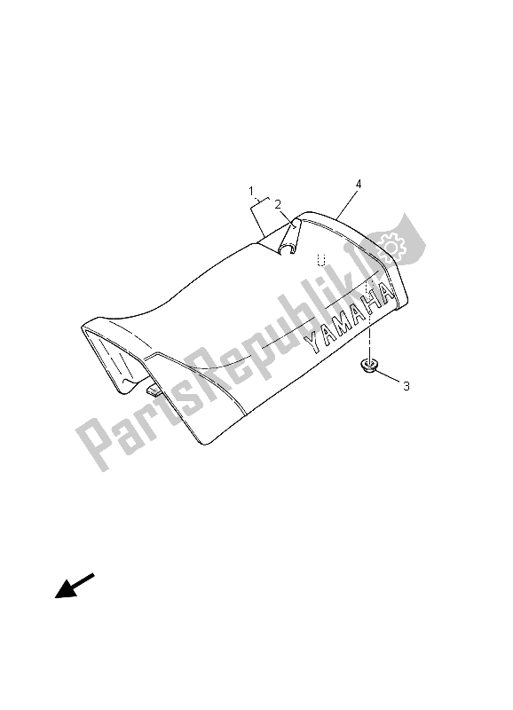 Tutte le parti per il Posto A Sedere del Yamaha PW 80 2003