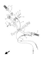 poignée et câble de direction