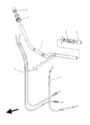 uchwyt kierownicy i kabel