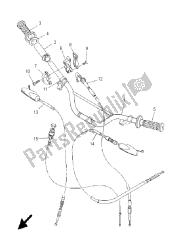 uchwyt kierownicy i kabel