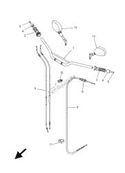 uchwyt kierownicy i kabel