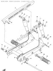 REAR ARM - REAR CUSHION - CHAIN CASE