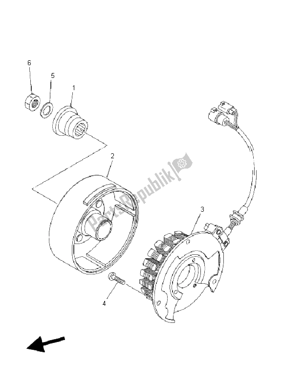 Wszystkie części do Generator Yamaha YFM 125 Grizzly 2005