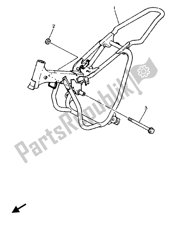 Todas las partes para Marco de Yamaha PW 50 1994