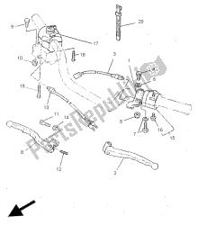 impugnatura interruttore e leva