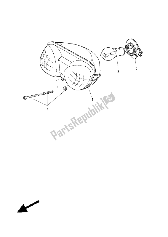 Tutte le parti per il Faro del Yamaha EW 50N 2014