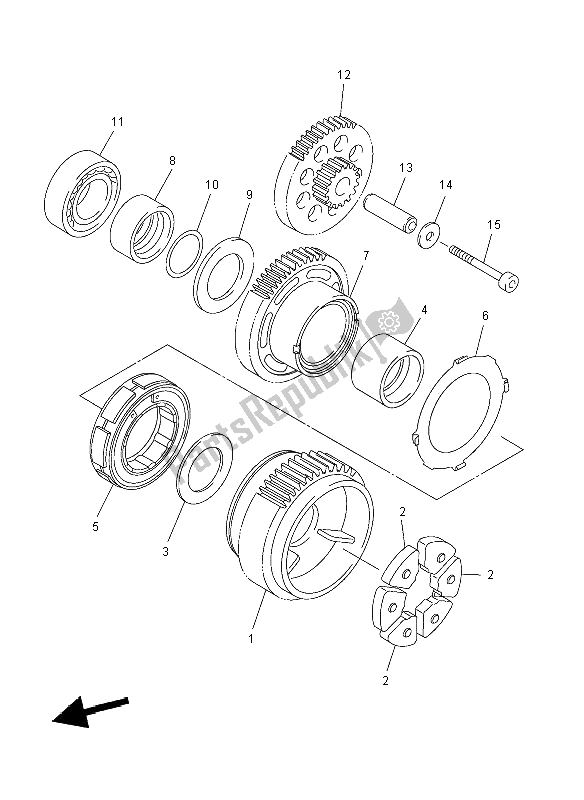 Todas las partes para Inicio de Yamaha FZ8 N 800 2012