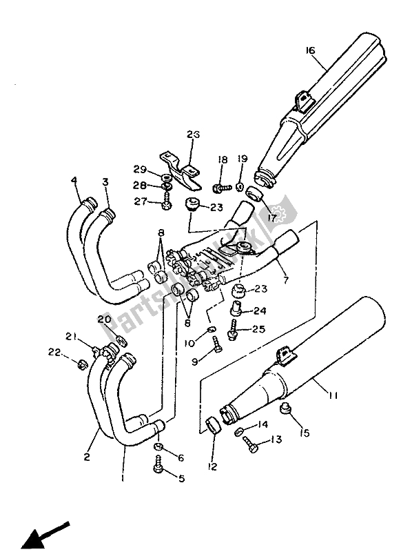 Todas las partes para Cansada de Yamaha FJ 1200 1990