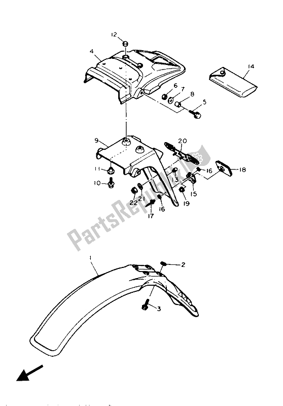 Wszystkie części do B? Otnik Yamaha XT 600 1987