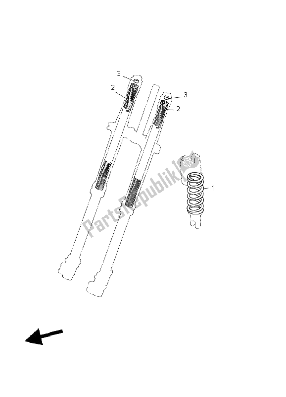 Todas las partes para Alternativo (chasis) de Yamaha YZ 426F 2002