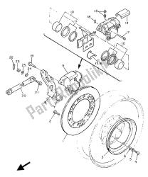 REAR BRAKE CALIPER