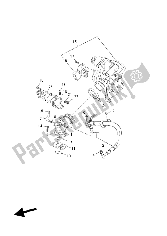 Todas las partes para Consumo de Yamaha YP 125 RA X MAX 2011