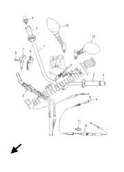 stuurhendel en kabel