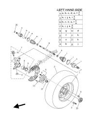 roue avant (gauche)