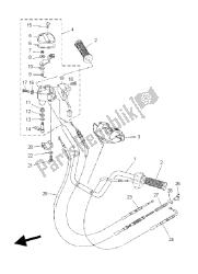 poignée et câble de direction