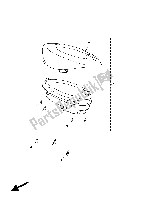 Wszystkie części do Metr Yamaha YN 50 FMU 2014
