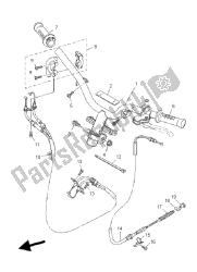 stuurhendel en kabel