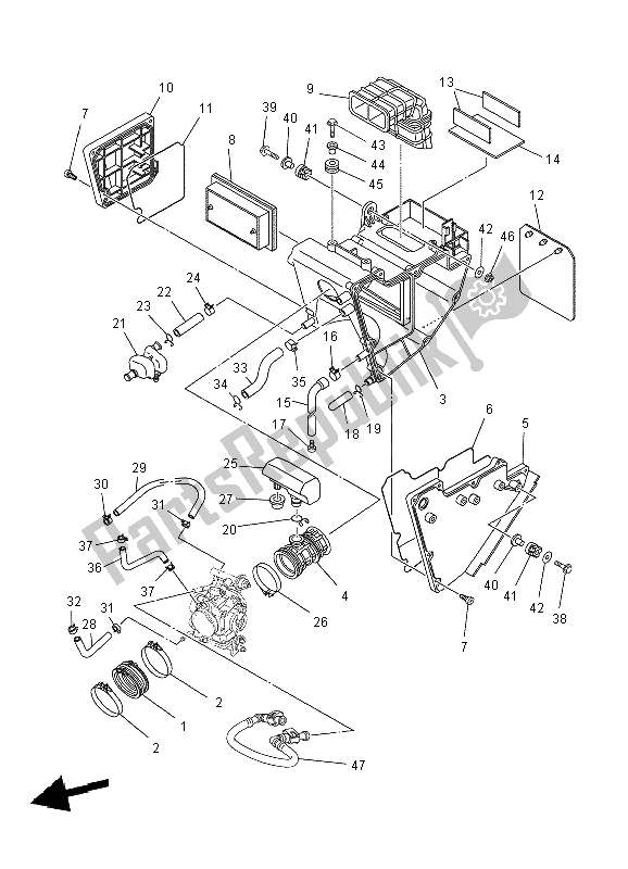 Tutte le parti per il Presa del Yamaha XT 660X 2004