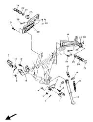 soporte y reposapiés