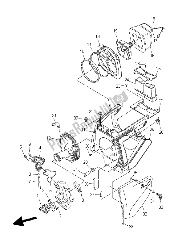 Todas las partes para Consumo de Yamaha WR 250F 2007