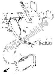 stuurhendel en kabel