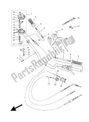 poignée et câble de direction