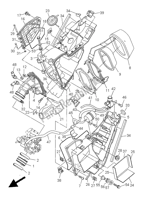Todas las partes para Consumo de Yamaha WR 250R 2013